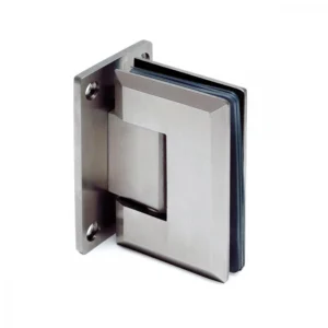 Alternative view of Cerniera a scatto vetro–parete con attacco 90° in acciaio inox