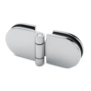 Alternative view of Cerniera libera tonda vetro–vetro con attacco in acciaio inox