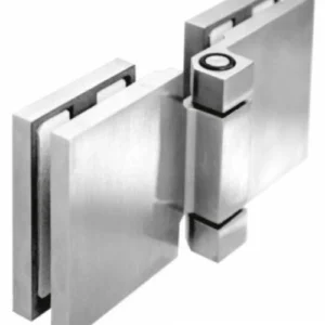 Cerniera libera vetro-vetro in acciaio inox