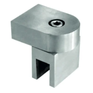 Attacco a vetro snodato per barra 30x10