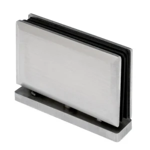 Alternative view of Cerniera Bilico a scatto in acciaio inox per porta in vetro.