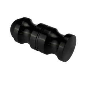 Alternative view of Pomolo cilindrico con impugnatura in ottone – Per vetro 8/12 mm