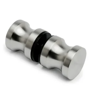 Pomolo cilindrico con impugnatura in ottone – Per vetro 8/12 mm