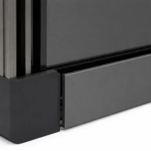 Profilo inferiore in alluminio per anta in vetro – Debora-50