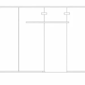 Alternative view of Giunzione vetri per Kit scorrevole Debora-50 FIX