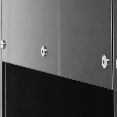 Viti per fissaggio binario su vetro – Modello Debora -50 FIX