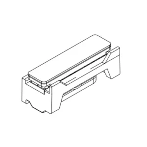 04-126-KIT SUPPORTO VETRO PROFILO 04-117-A
